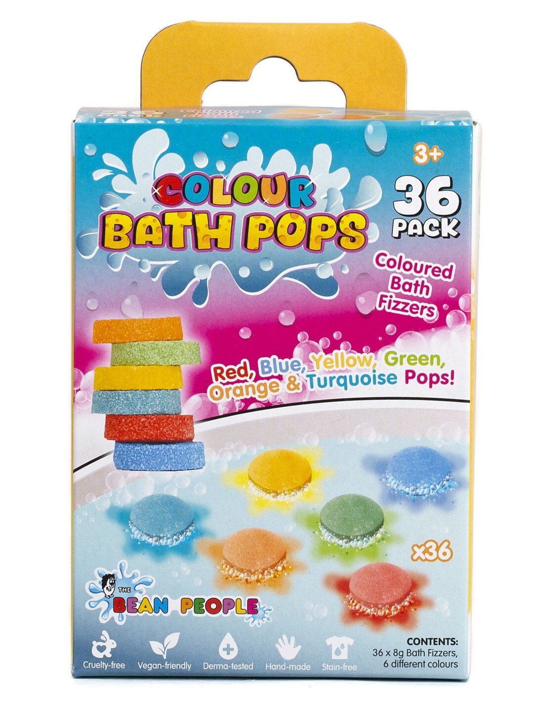 Bath beans colour pops 36-pack
