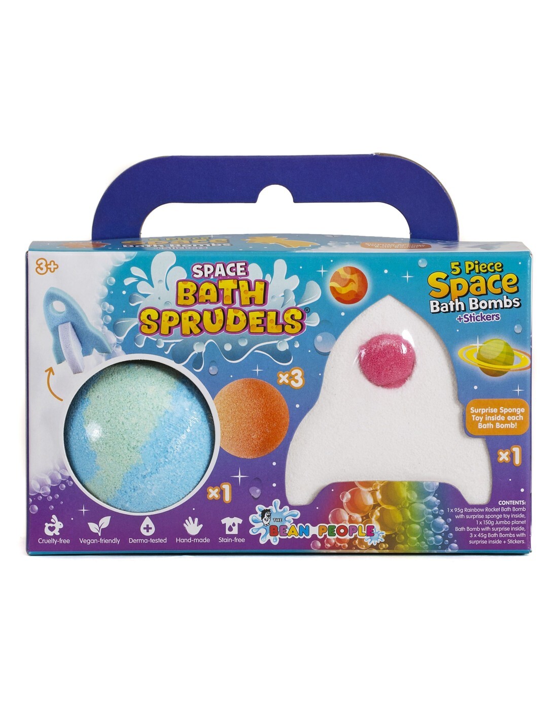 Bath beans space bath bomb 5 pack