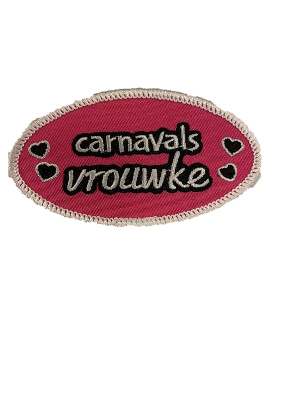 Embleem carnavals vrouwke
