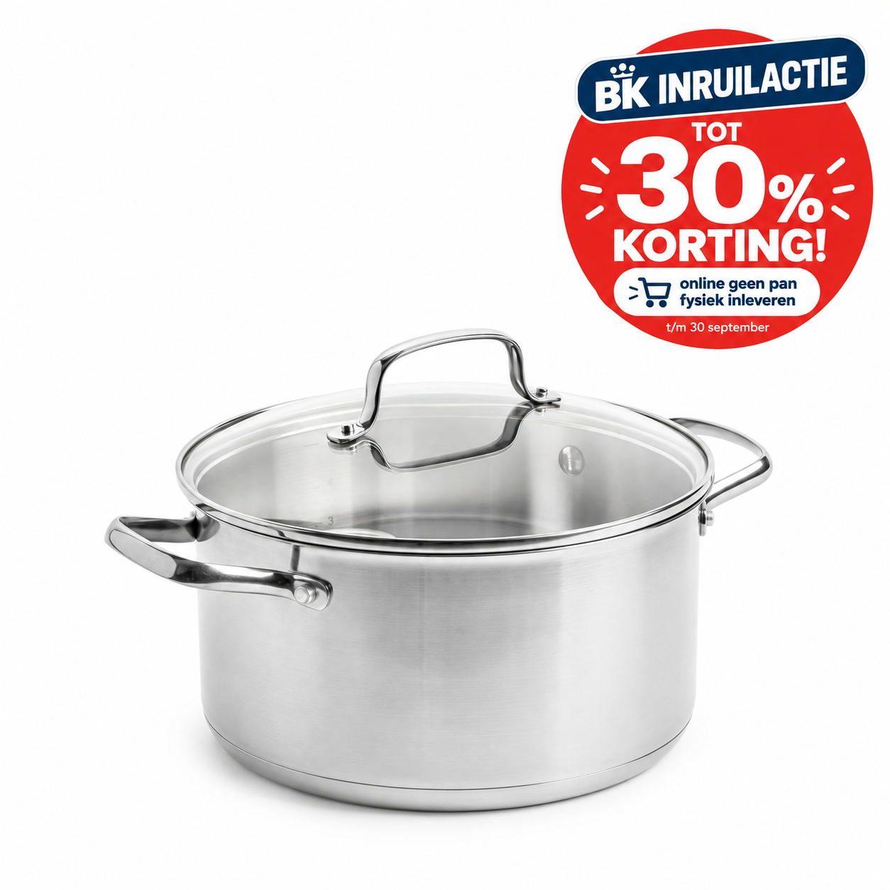 Dagelijkse kost kookpan 24 cm 6 liter