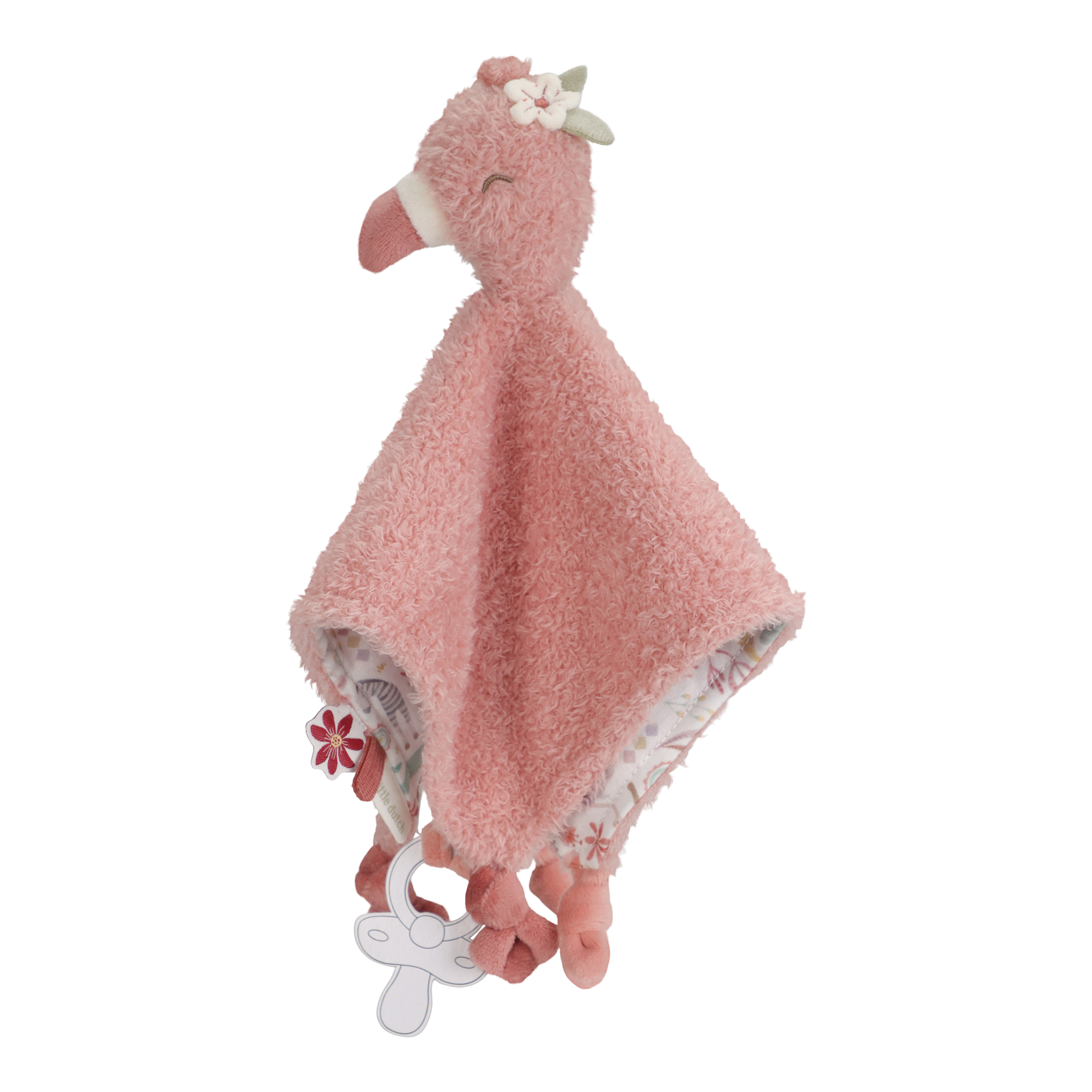 Little Dutch knuffeldoekje flamingo roze safari friends