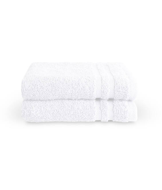 Byrklund gastendoek bath basics wit 30x50 cm set van 2