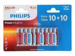Philips batterij AAA 20 stuks LR07