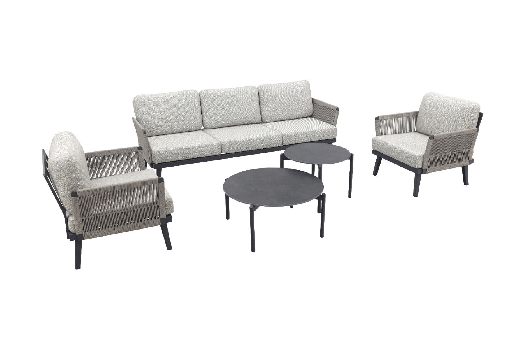 Qopps Elion loungeset met Dagoo koffietafeltjes