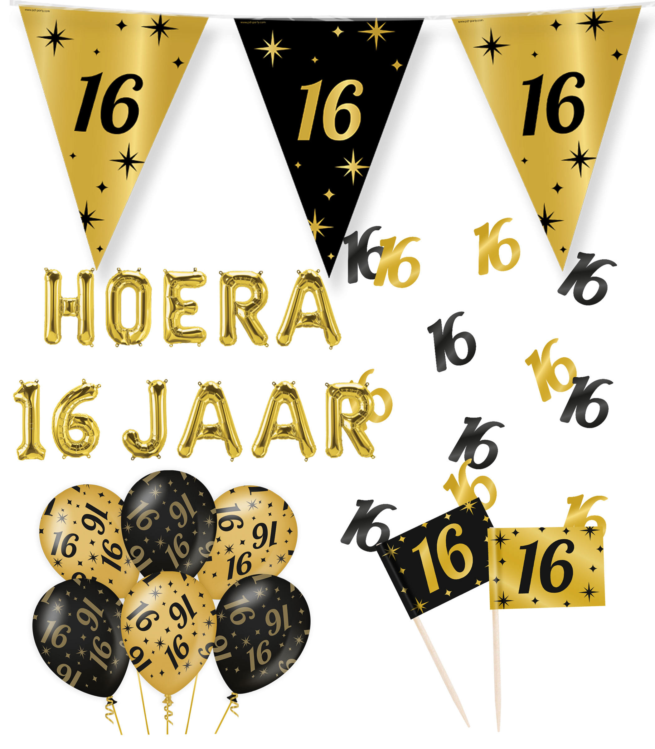 Feestpakket 16 jaar