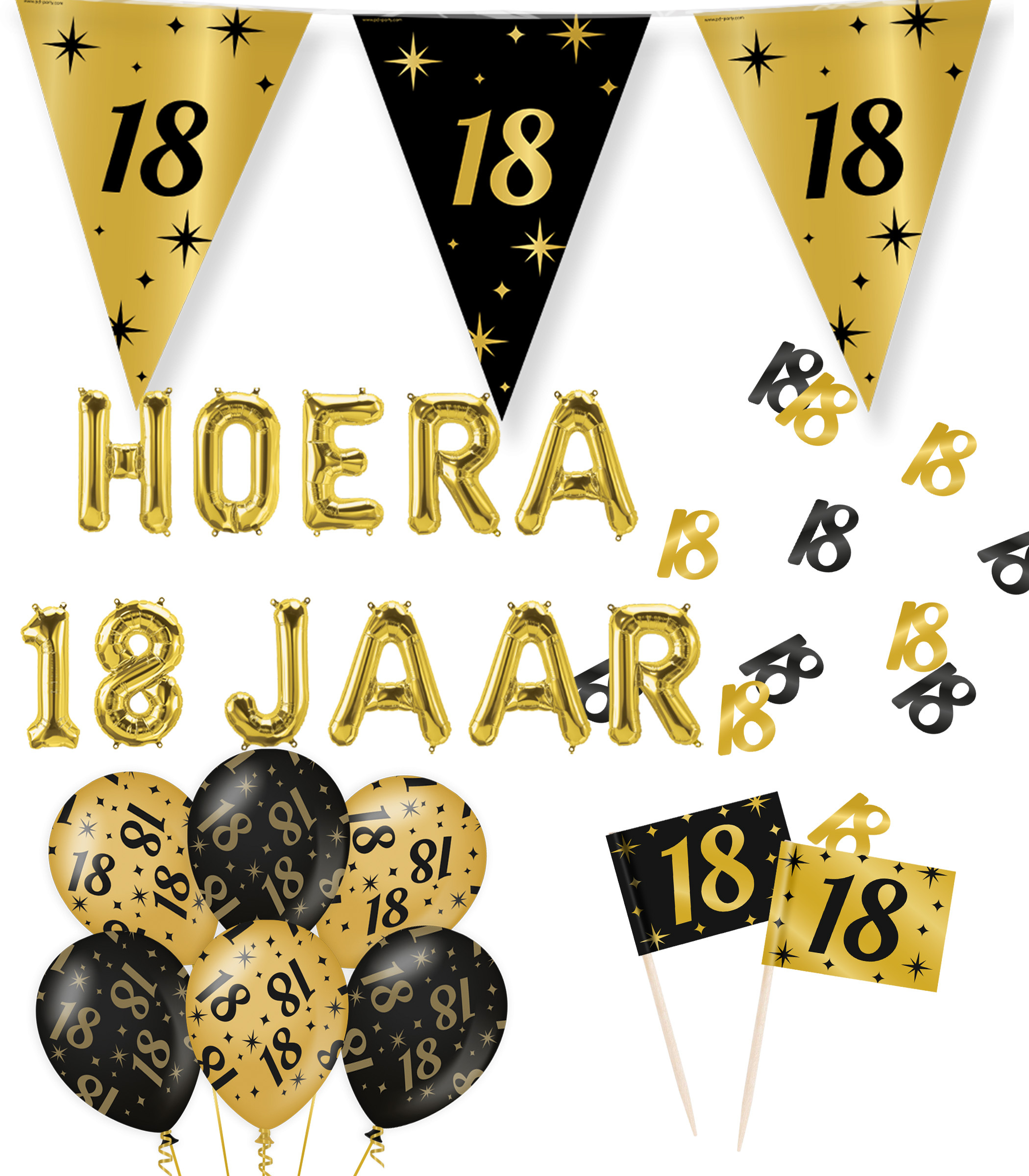 Feestpakket 18 jaar