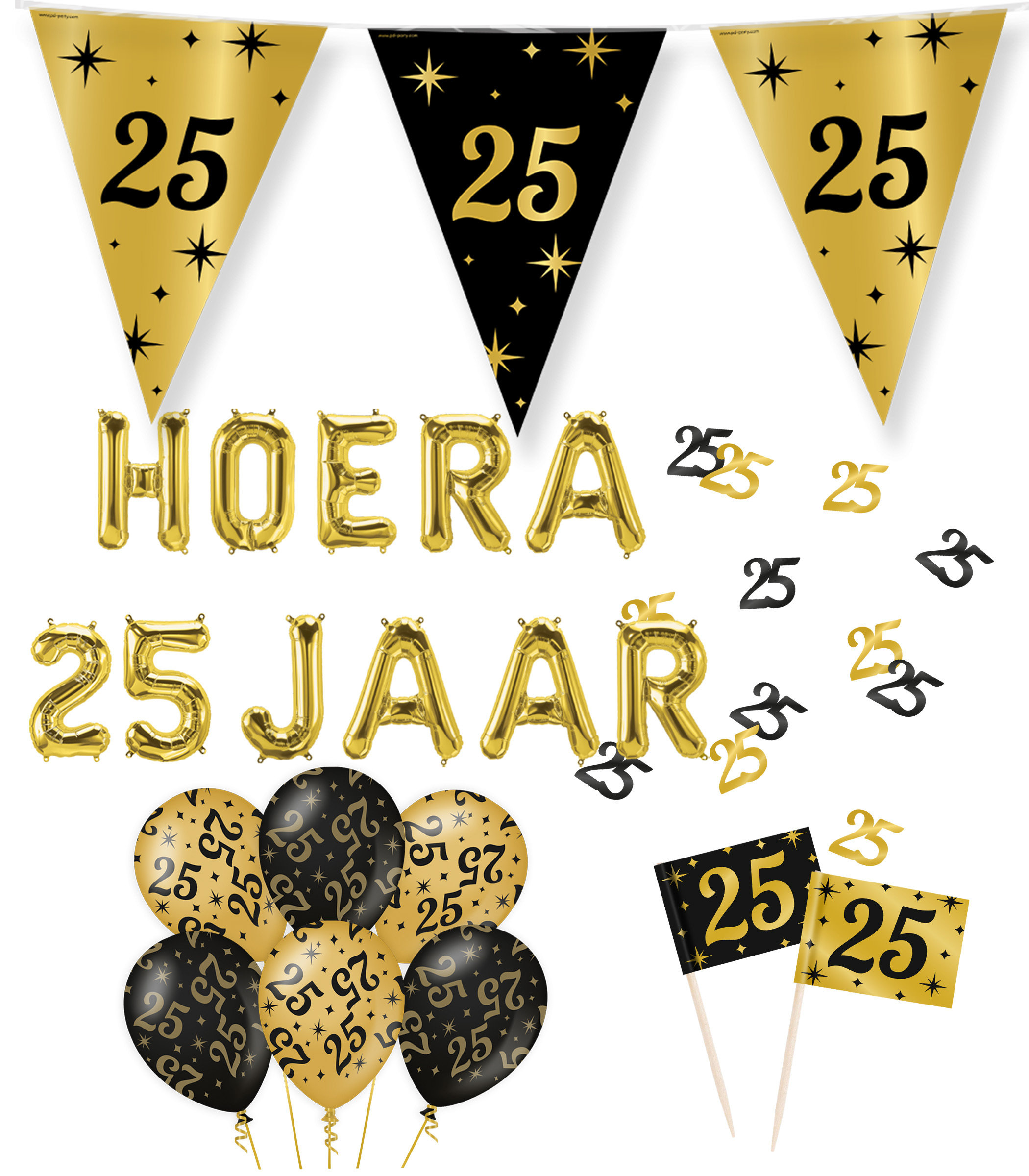 Feestpakket 25 jaar
