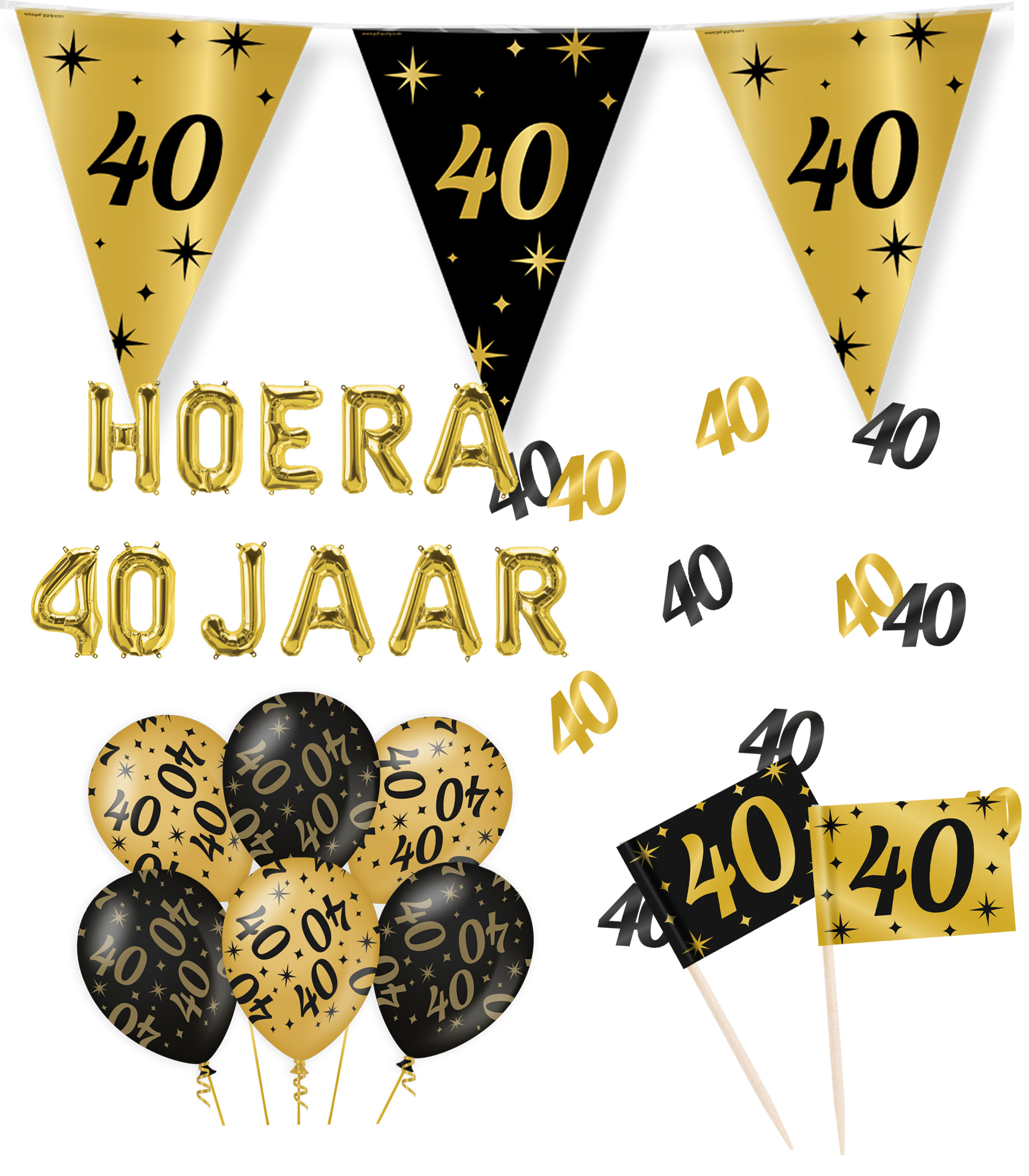 Feestpakket 40 jaar