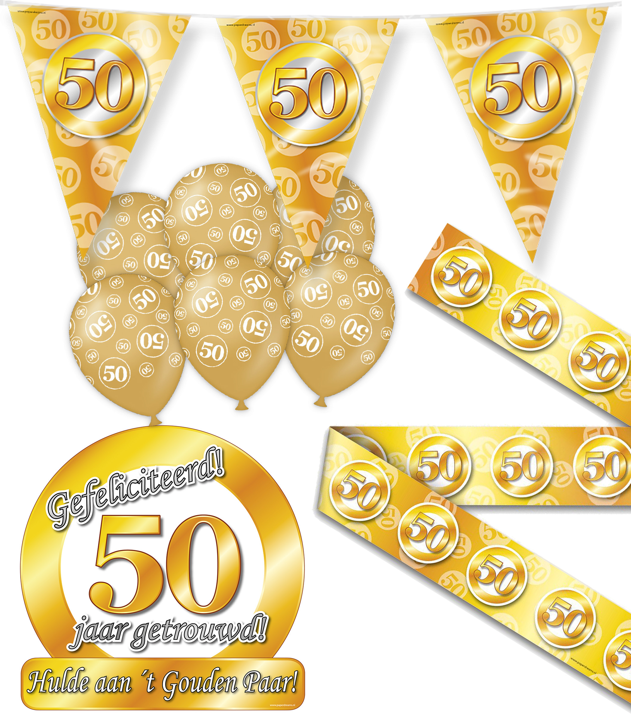 Feestpakket 50 jaar getrouwd
