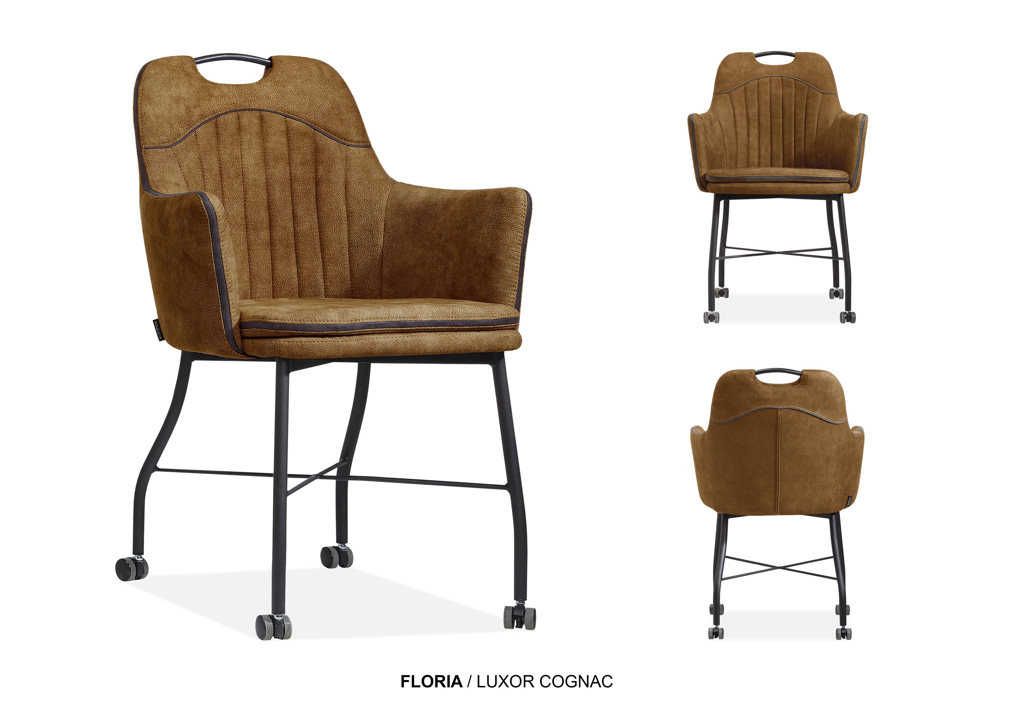 Armstoel Floria cognac