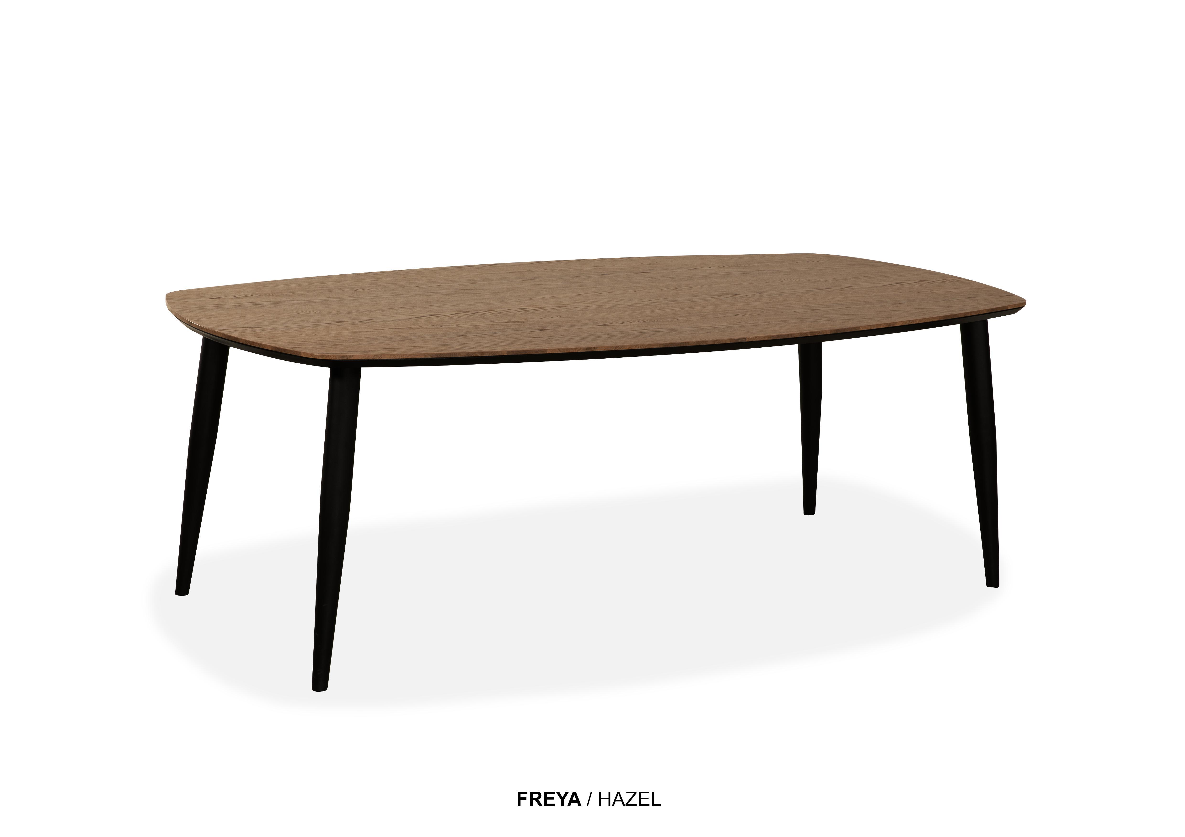 Eetkamertafel Freya deens ovaal