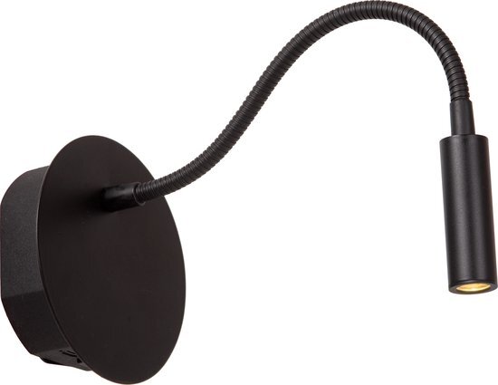 Bedlamp Jolijn oplaadbaar ø11cm zwart