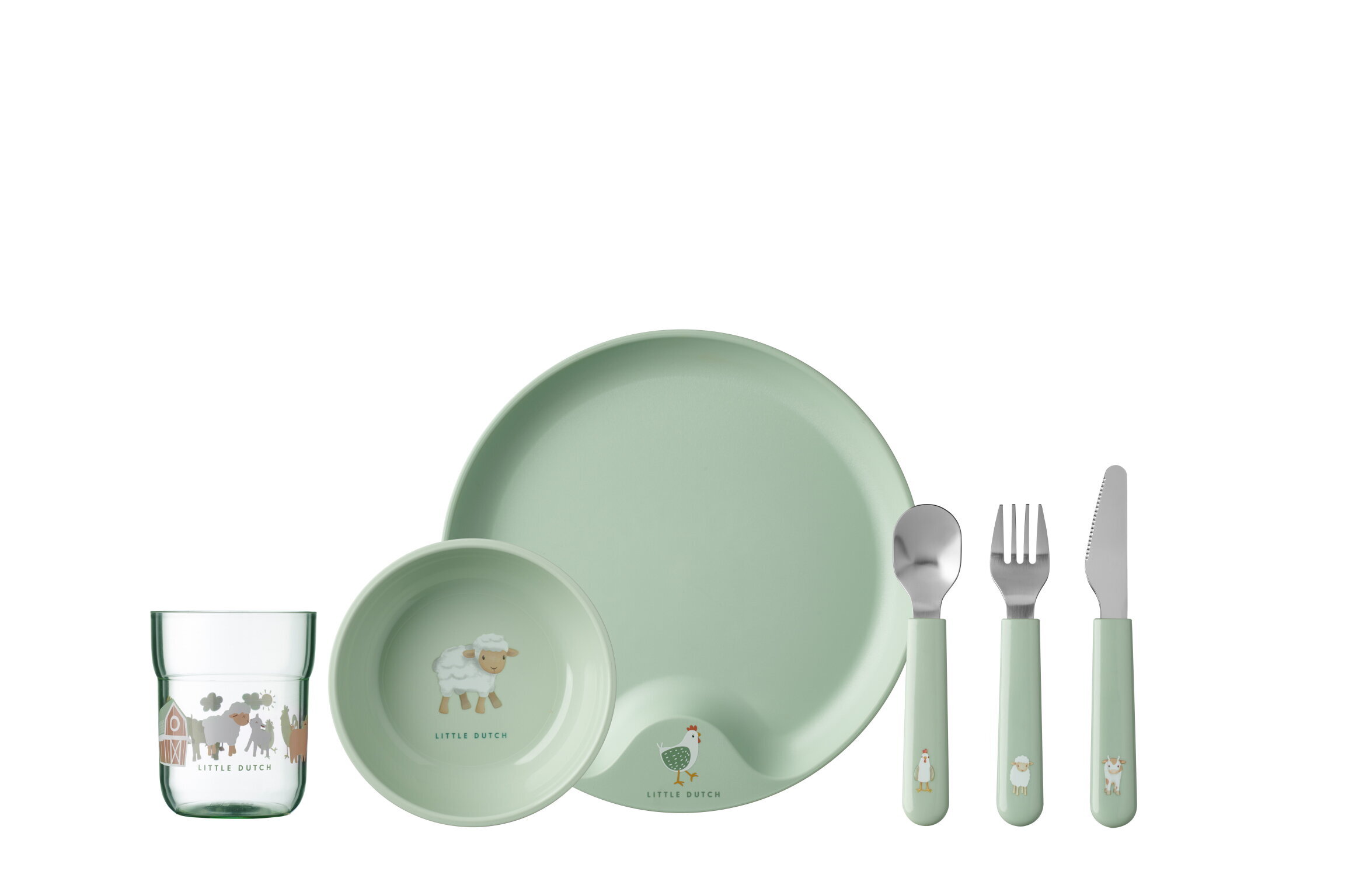 Mepal set kinderservies mio 6-delig Little Dutch little farm