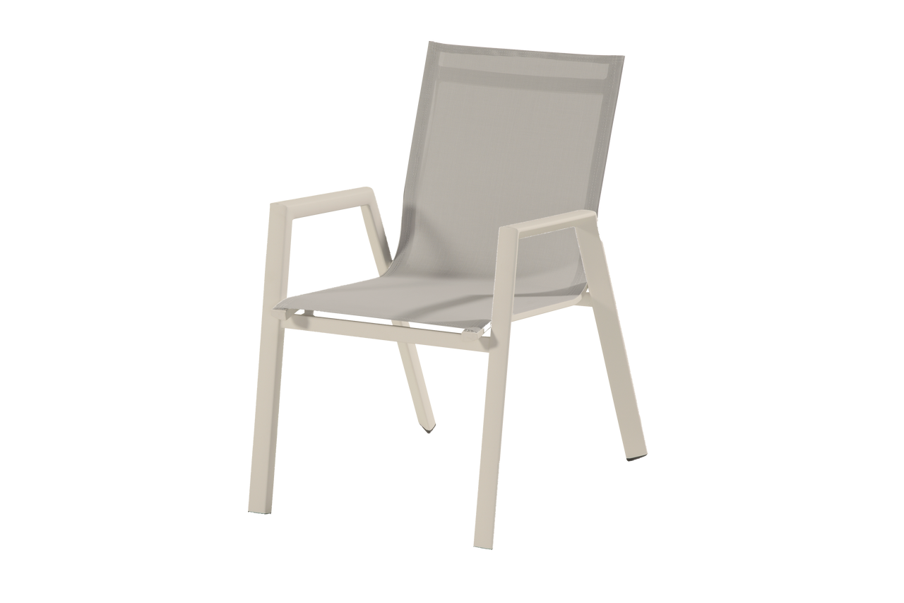 Hartman Napoli stapelbare tuinstoel sand beige