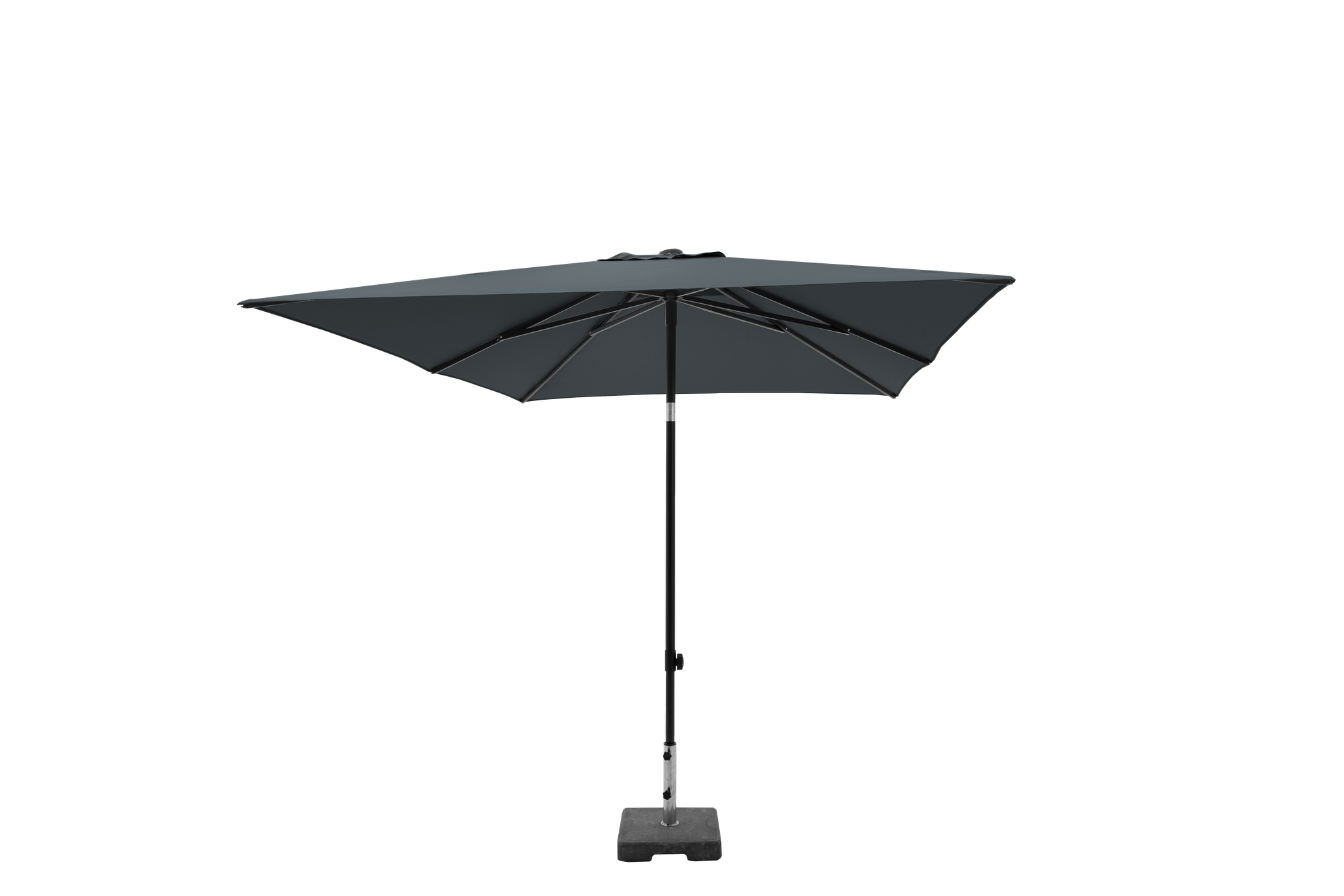 Madison Parasol Moraira grijs push-up 230x230cm