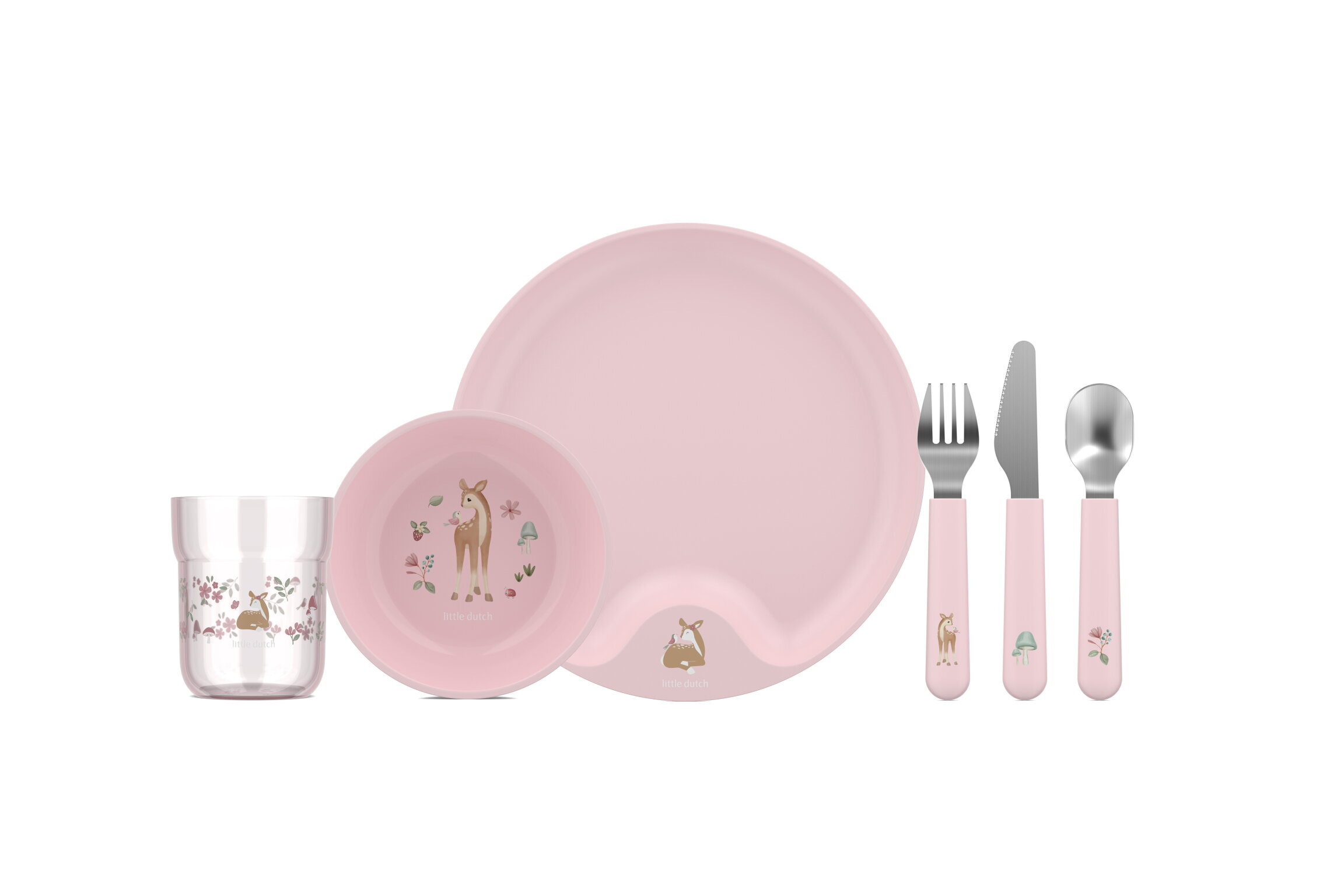 Mepal set kinderservies mio 6-delig Little Dutch fairy garden