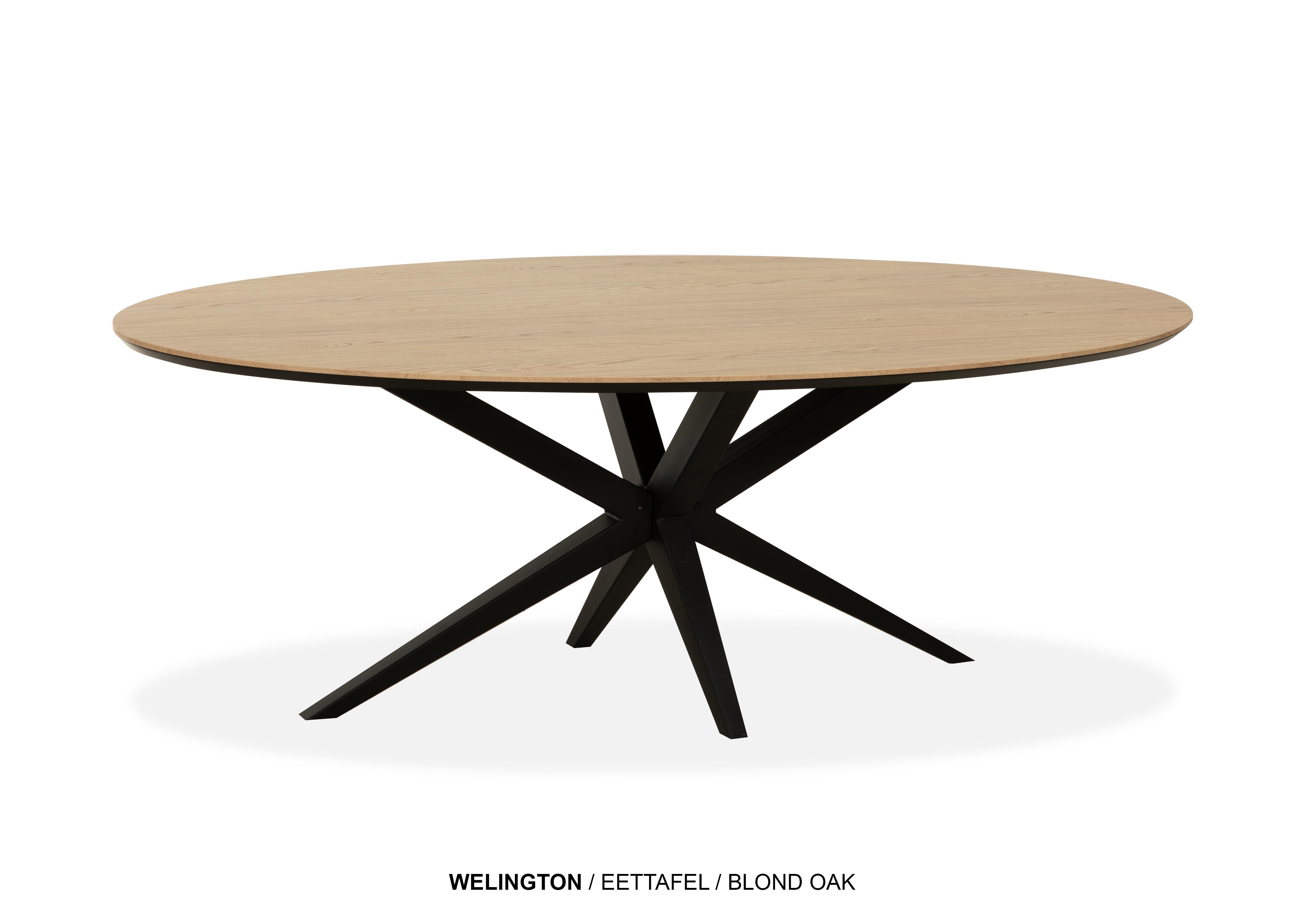 Eetkamertafel Wellington ovaal