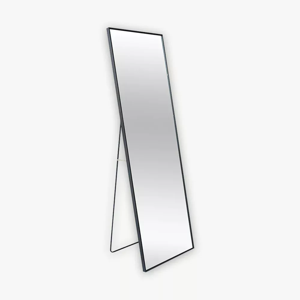 Alu spiegel 50x150cm zwart Sasha standing