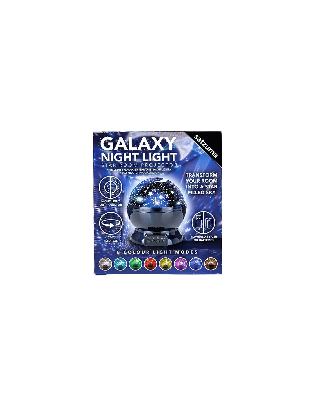 Satzuma Galaxy night light