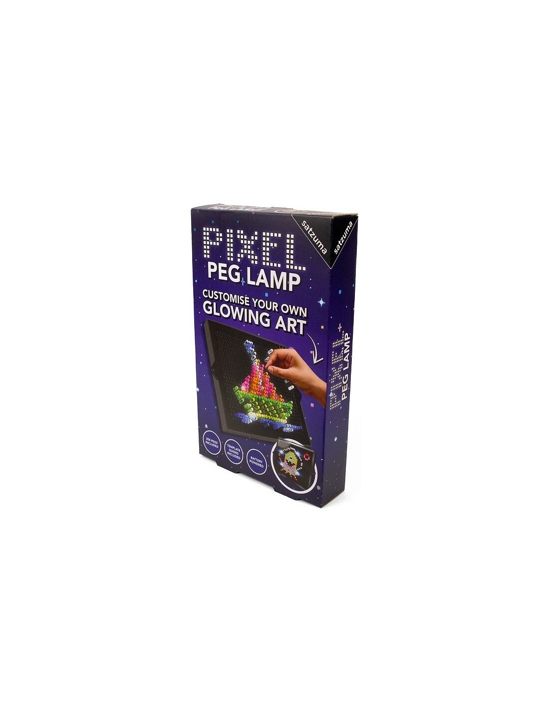 Satzuma pixel peg lamp