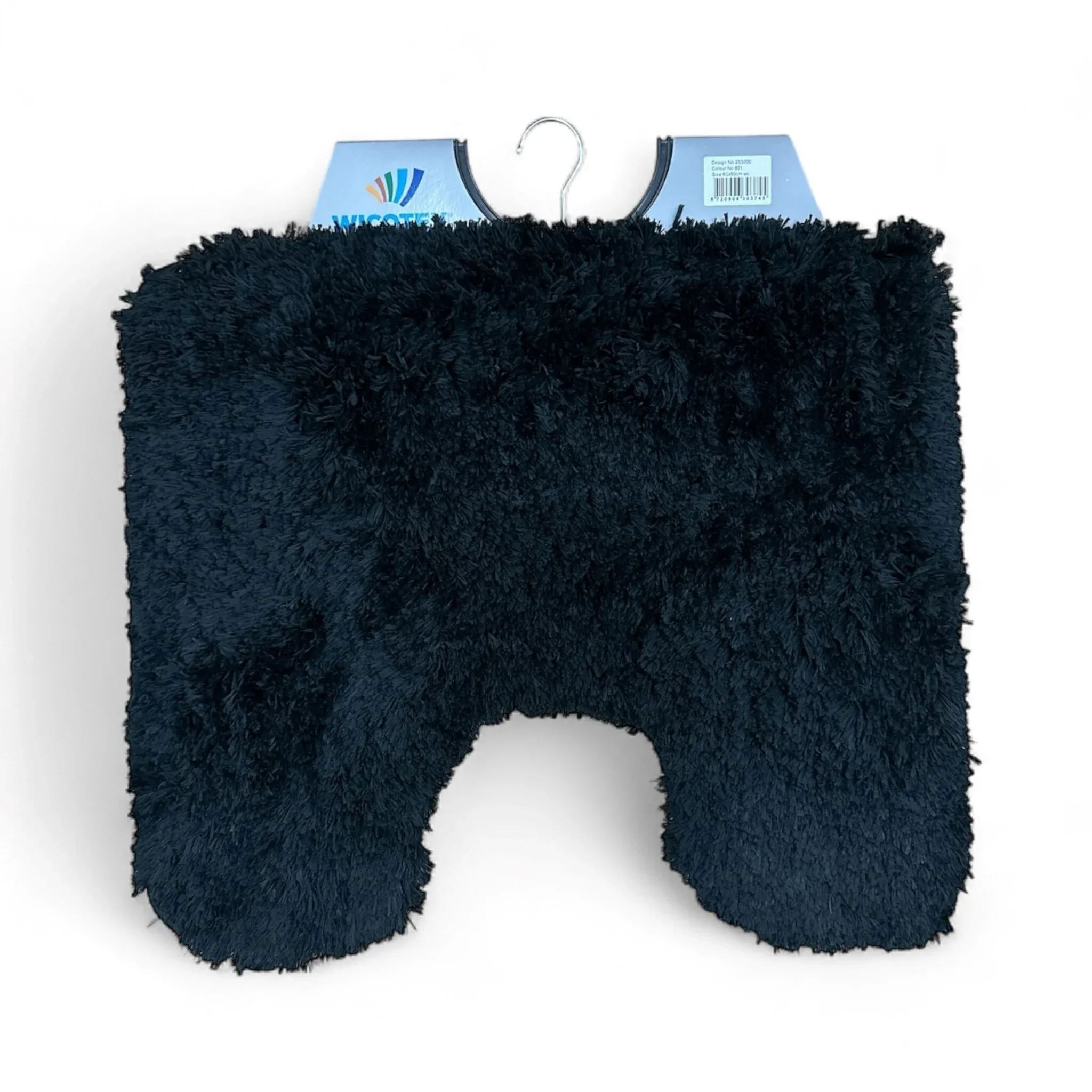 Toiletmat bergen zwart 50x60 cm