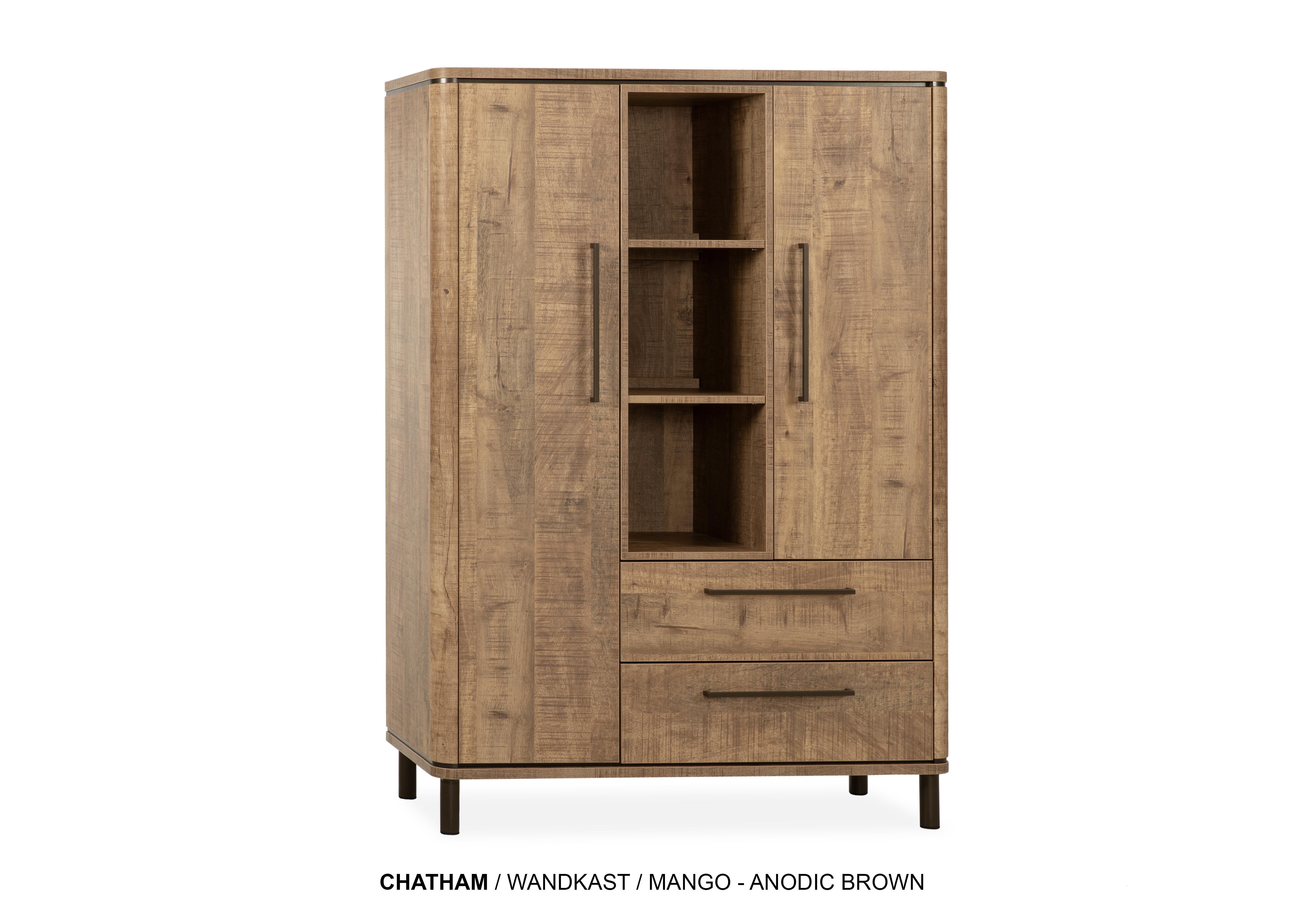 Wandkast Chatham 2 dr/2lades/3open