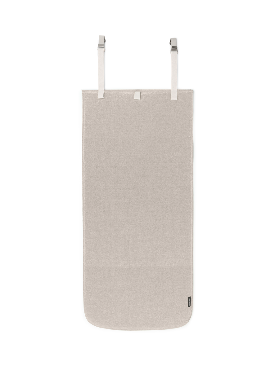 Brabantia kledingstoomdeken met deurhaken grijs