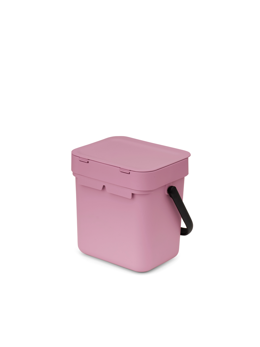 Brabantia Sort & Go afvalemmer 3 liter lilac pink