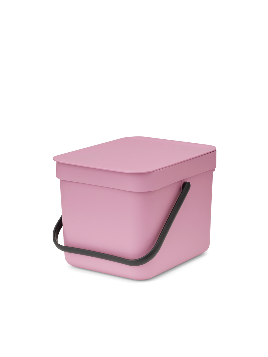 Brabantia Sort & Go afvalemmer 6 liter lilac pink