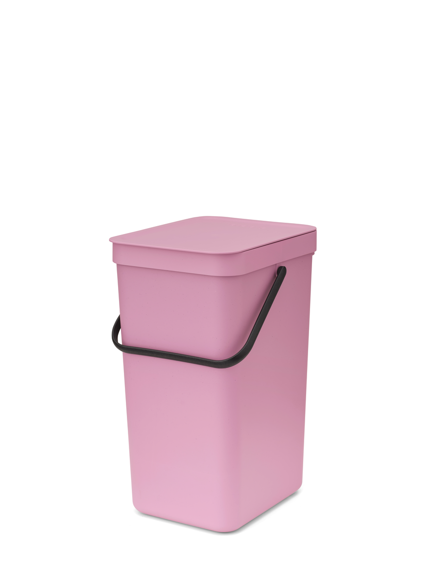 Brabantia Sort & Go afvalemmer 16 liter lilac pink